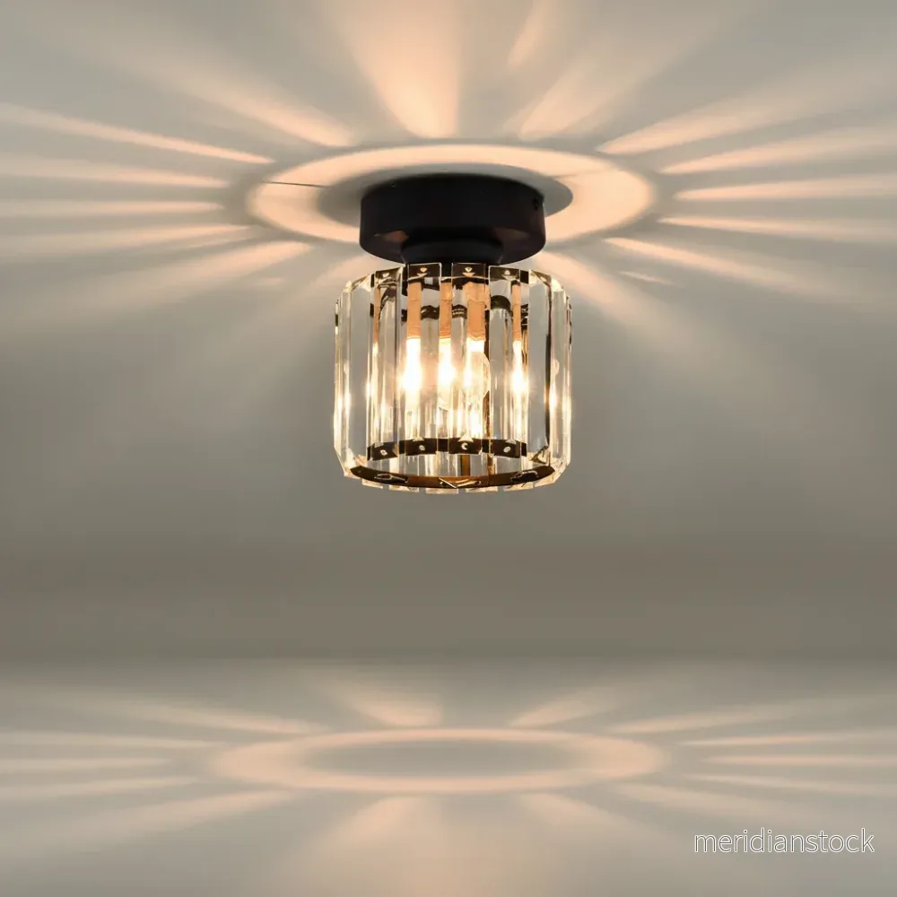 Semi-flush kristalltaklampa - Glanzara - Bild 2