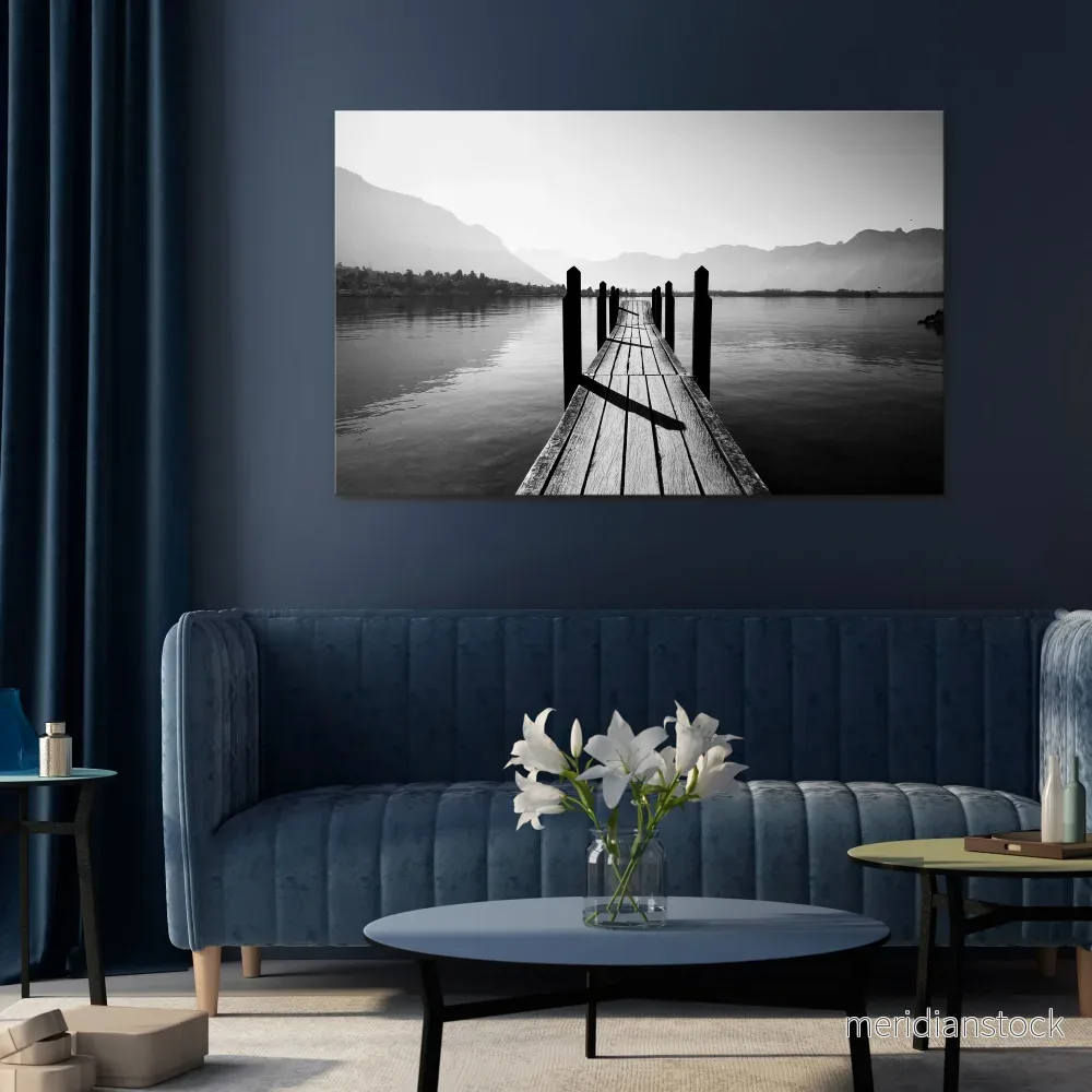 WALK INTO THE DEEP Horizontal Canvas Print - Bild 2