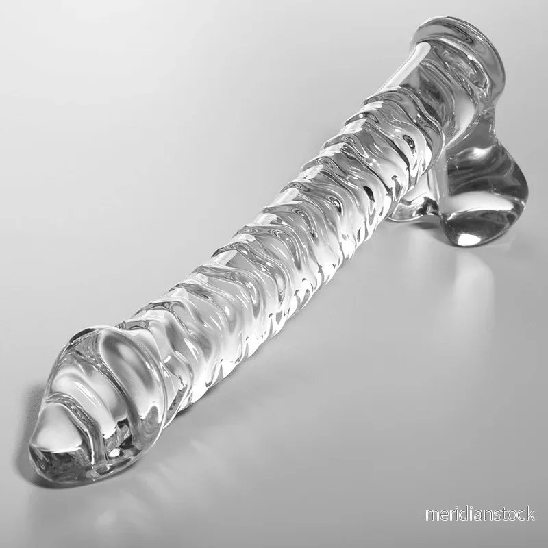 NEBULA SERIES BY IBIZA - MODEL 23 DILDO BOROSILICATE GLASS CLEAR 21.5 CM -O- 4 CM - Bild 3