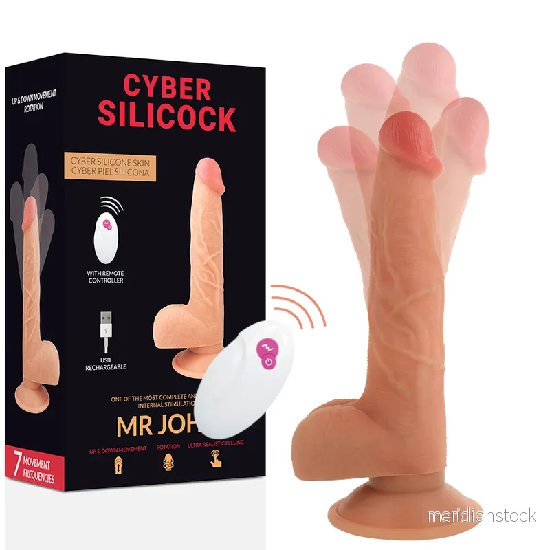 CYBER SILICOCK - REMOTE CONTROL REALISTIC MR JOHN 23.88 CM -O- 4.3 CM - Bild 3