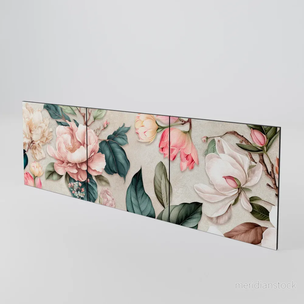 FLORAL GRACE Luckset med 3 dörrar till sideboard - Bild 3