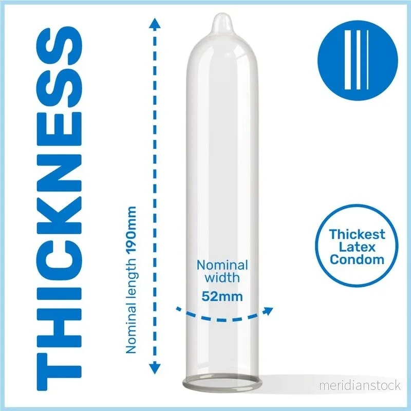 PASANTE - EXTRA CONDOM EXTRA THICK 3 UNITS - Bild 2