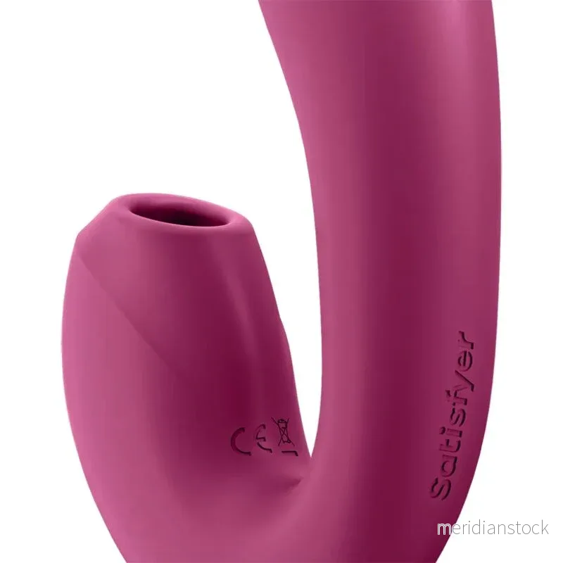 SATISFYER - SUNRAY STIMULATOR AND VIBRATOR APP RED - Bild 3