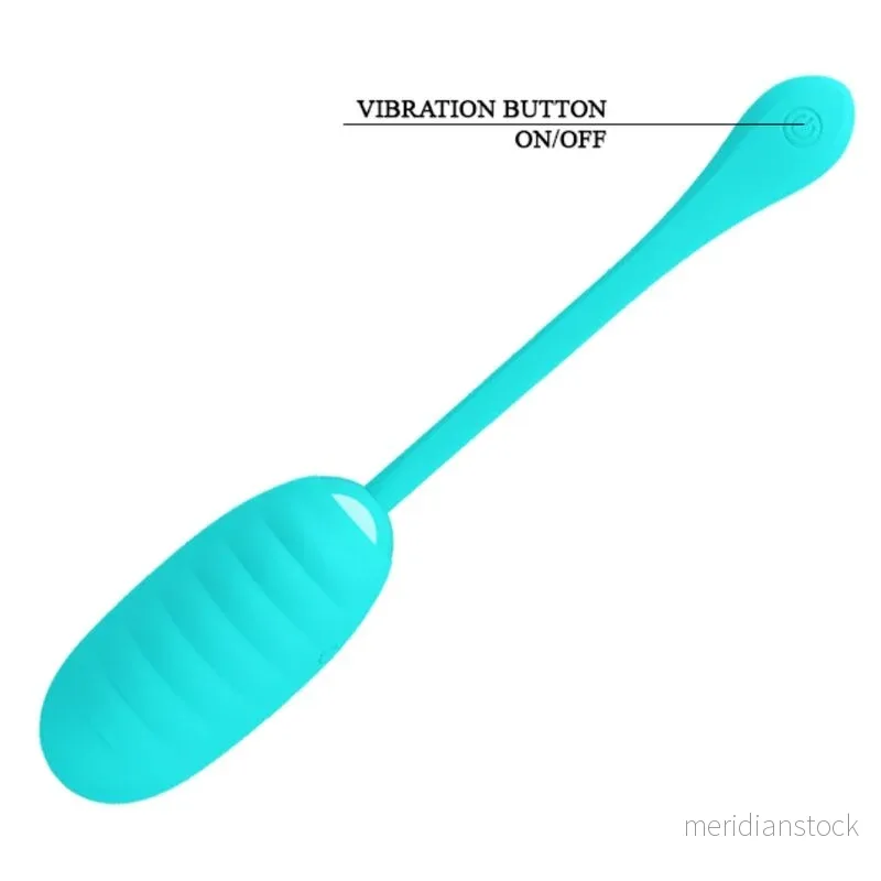 PRETTY LOVE - KIRK RECHARGEABLE VIBRATING EGG LIGHT GREEN - Bild 3