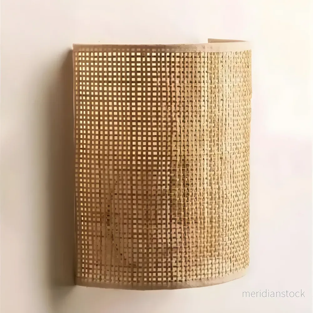 Nutida Flätad Rattan Vägglampa – WeaveGlow - Bild 2