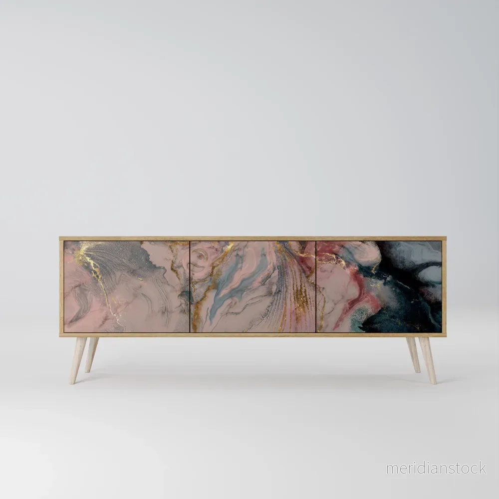GILDED SWIRLS TV-bänk med 3 dörrar - Bild 2