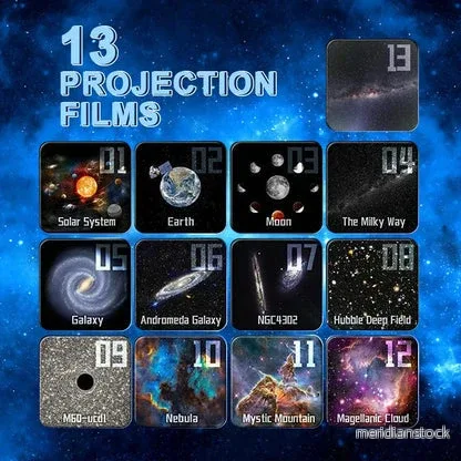 13-i-1 Galaxy nattlampa & projektor – Orion - Bild 2