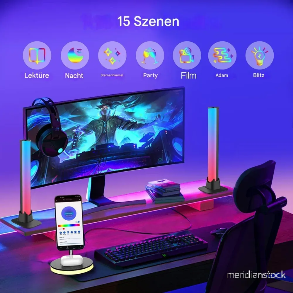Musiksynkronisering LED-ljusslingor - LumiRhythm - Bild 2