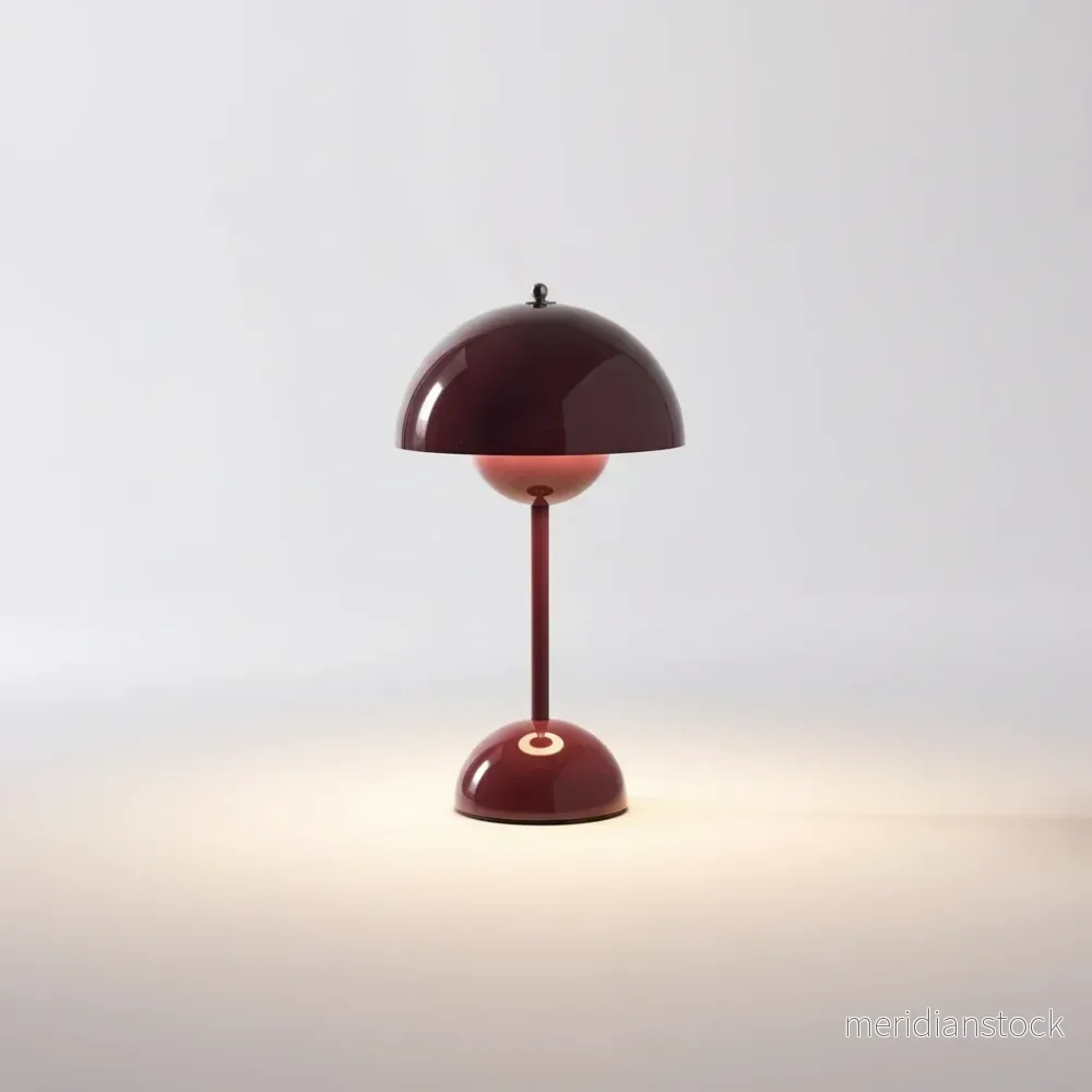 Minimalistisk bordslampa i metall - GlowLuxe - Bild 2
