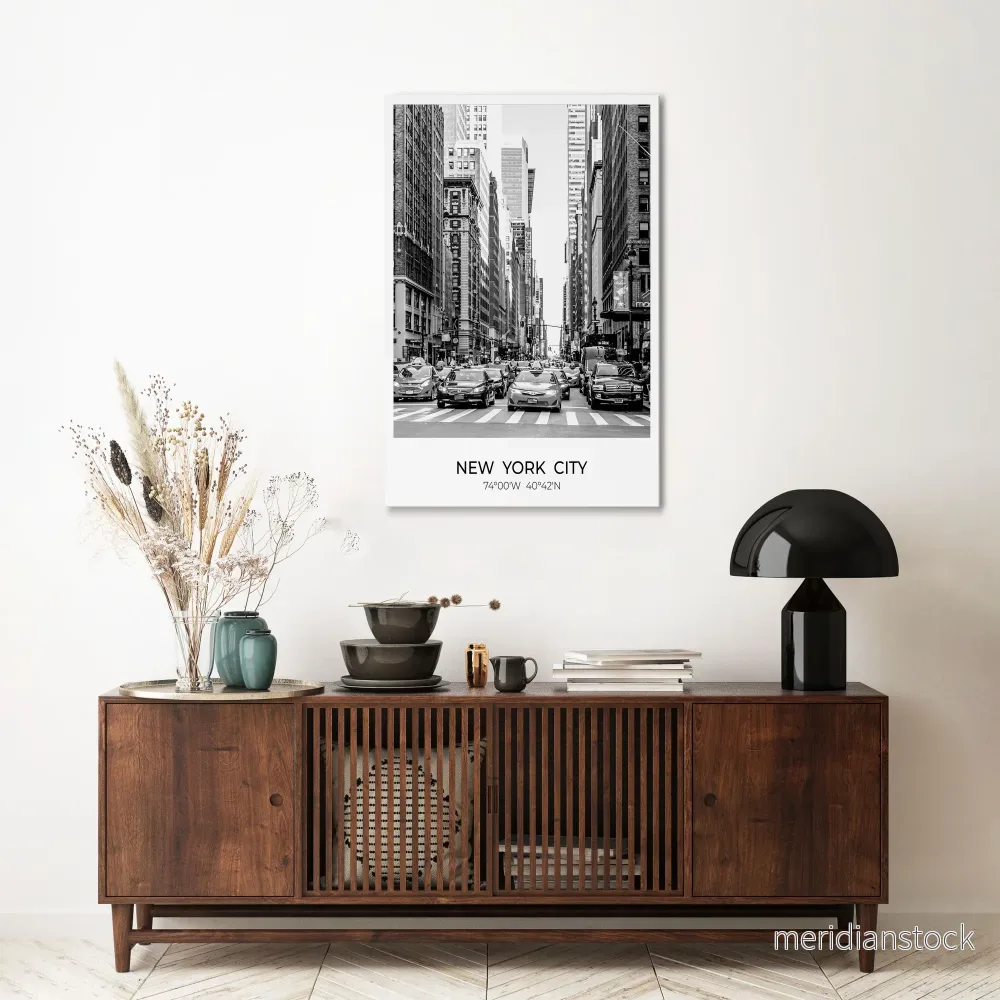 TIMELESS NEW YORK VIBES Vertical Canvas Print