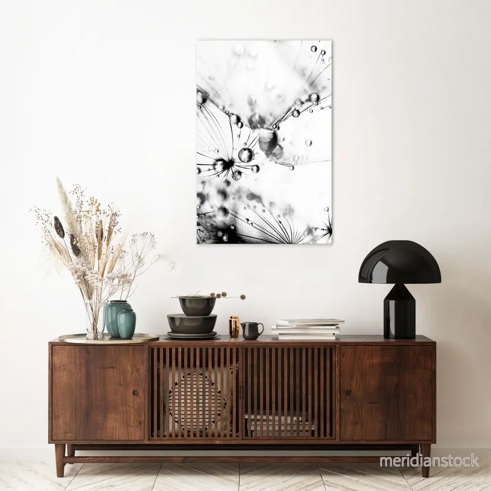 ELEGANT DROPLETS Vertical Canvas Print - Bild 2
