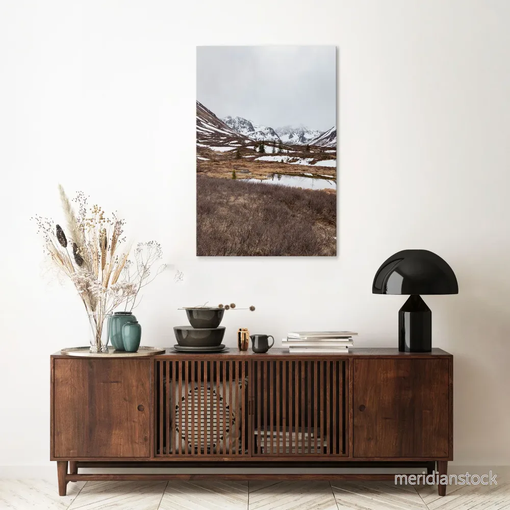 ECHOES OF WINTER Vertical Canvas Print