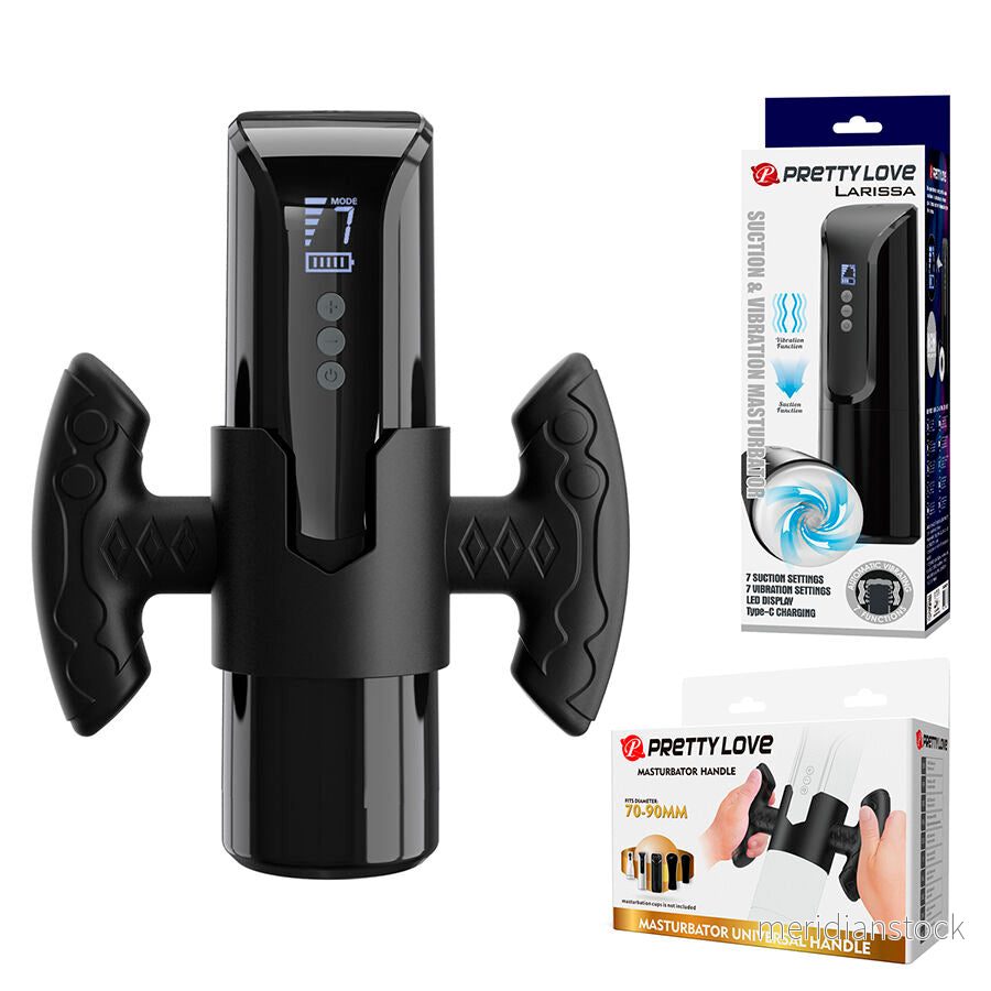 PRETTY LOVE - LARISSA SUCTION MASTURBATOR WITH VIBRATION + SUPPORT - Bild 2