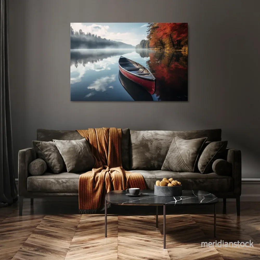 BOAT OF TRANQUILITY Horizontal Canvas Print - Bild 2