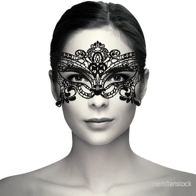 COQUETTE CHIC DESIRE - LACE MASK BLACK - Bild 2