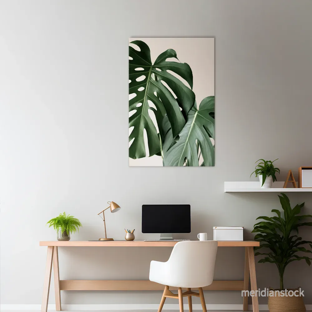 MONSTERA ACCURACY Vertical Canvas Print - Bild 2