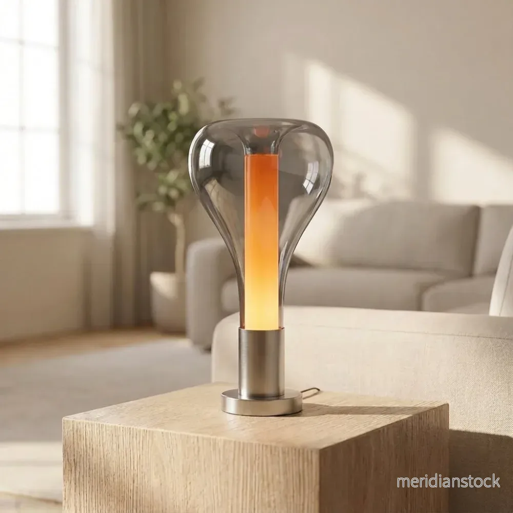 Konstinspirerad bordslampa – Vescenta