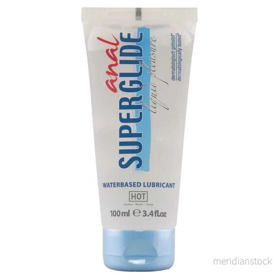 HOT - ANAL SUPERGLIDE LIQUID PLEASURE WATERBASED LUBRICANT 100 ML