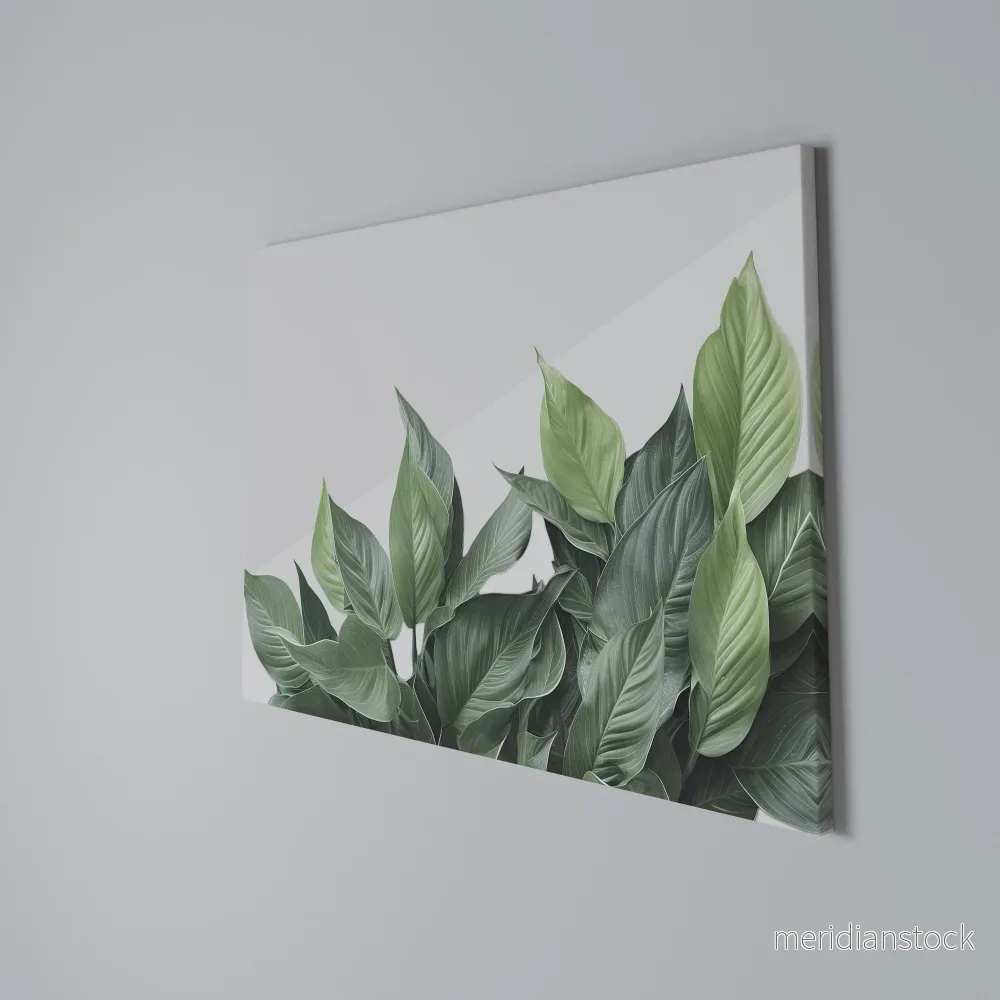 LUSH LEAFY WHIMSY Horizontal Canvas Print - Bild 3