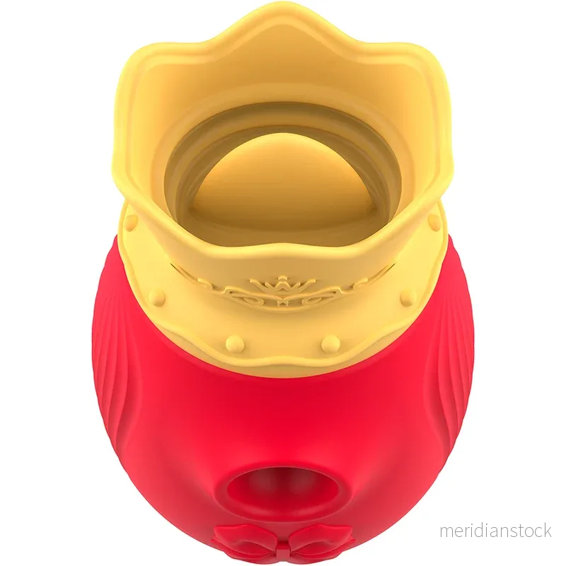 INTENSE - CLITORIS STIMULATOR 10 SUCTION AND LICKING MODES - RED - Bild 3