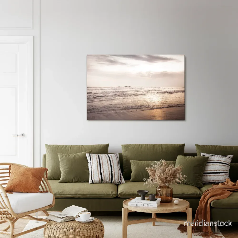 WHISPERS OF THE OCEAN Horizontal Canvas Print