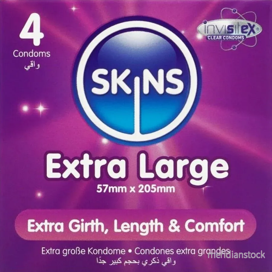 SKINS - EXTRA LARGE PREMIUM CONDOMS PACK 4