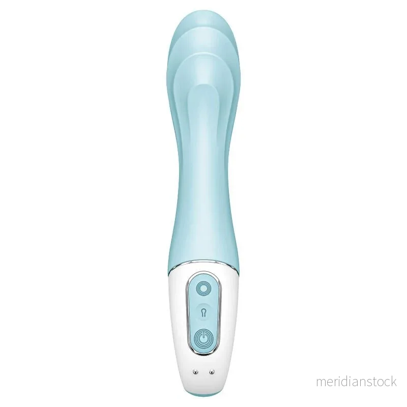 SATISFYER - AIR PUMP VIBRATOR 5+ INFLATABLE G-SPOT VIBRATOR APP BLUE