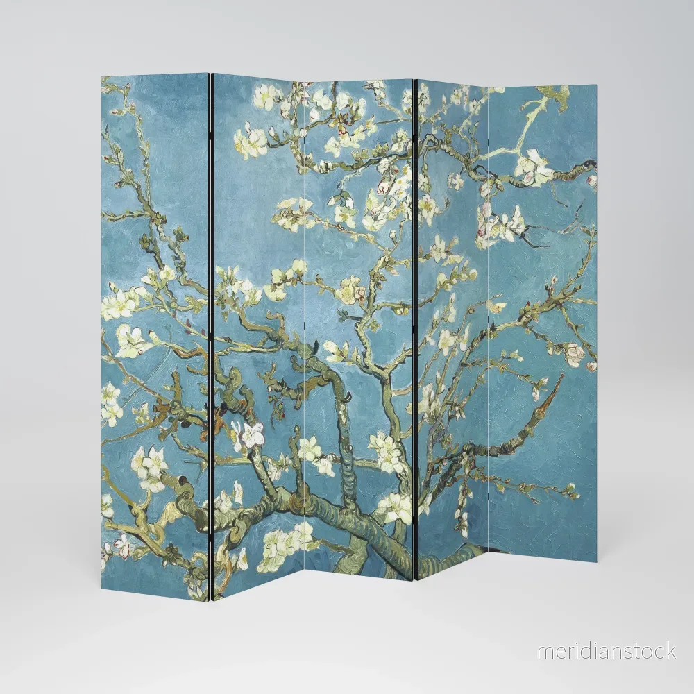 ALMOND BLOSSOM Dekorativ rumsavdelare – 5 paneler