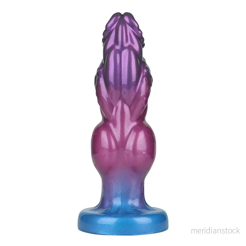 POWER MONSTERS - RIFT TITAN BICOLOR INFLATABLE FANTASY SILICONE DILDO 24 CM Ø 5 CM - Bild 3