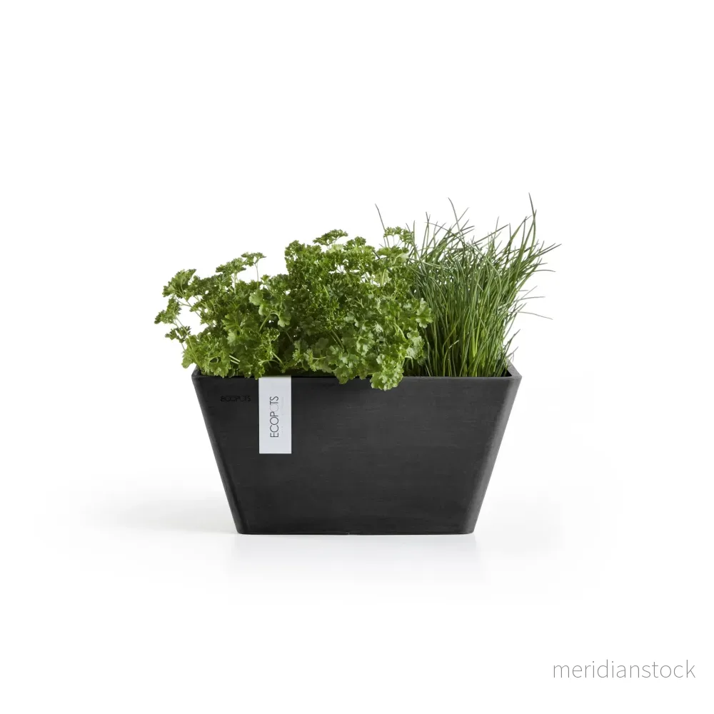 Kruka Berlin 40cm mörkgrå