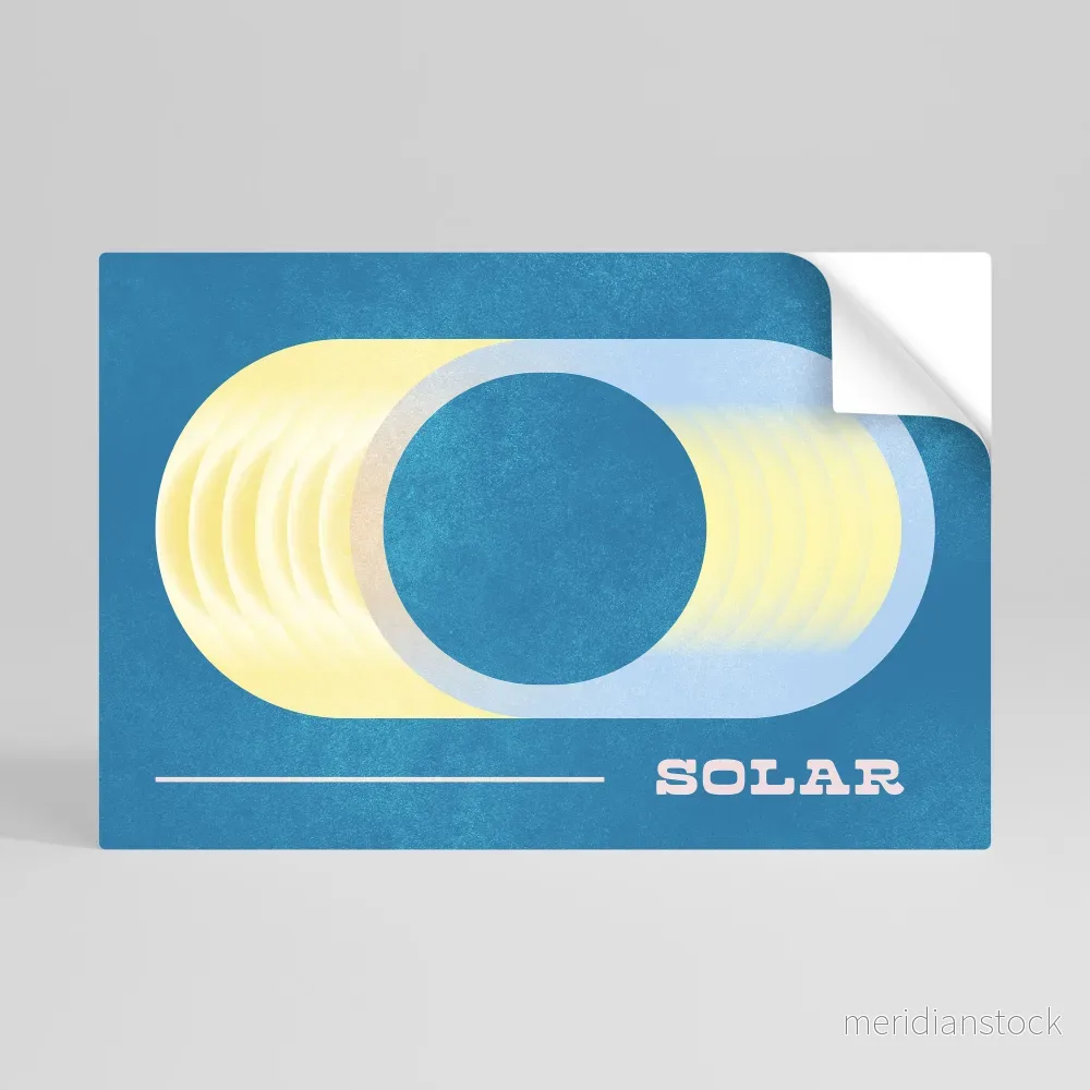 SOLAR APERTURE Självhäftande Horisontell Poster - Bild 2
