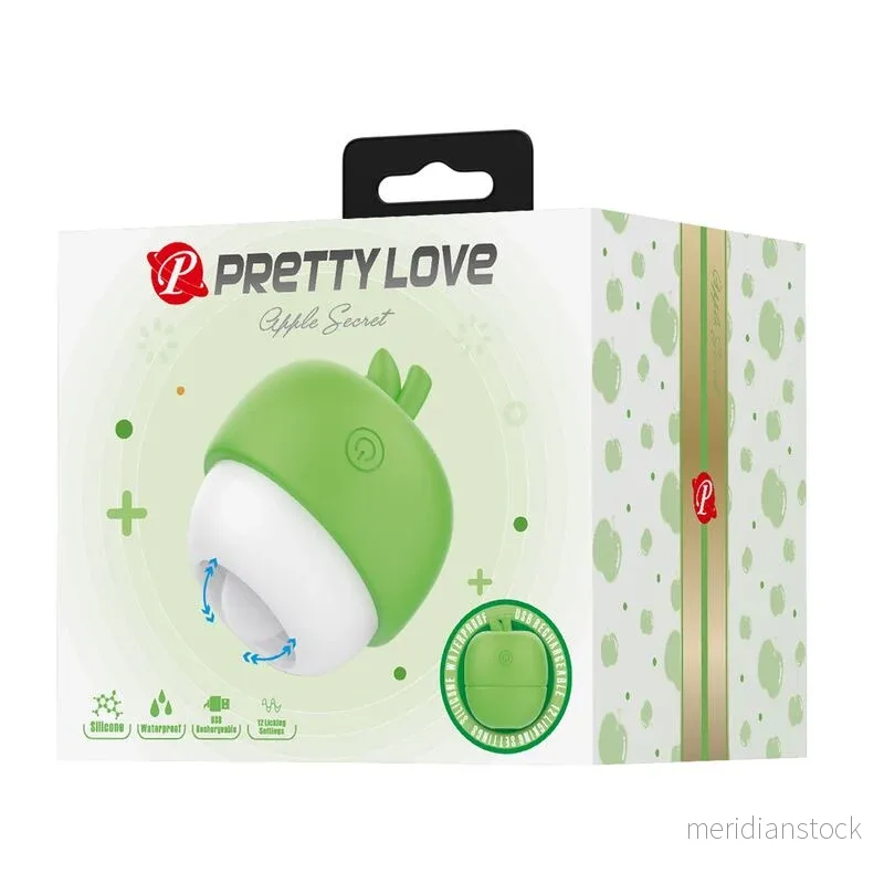 PRETTY LOVE - RECHARGEABLE TONGUE EFFECT CLITORAL STIMULATOR GREEN - Bild 2