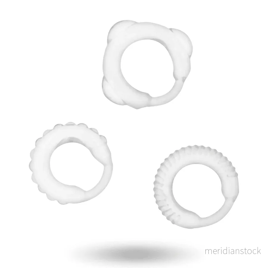ADDICTED TOYS - C-RING SET CLEAR
