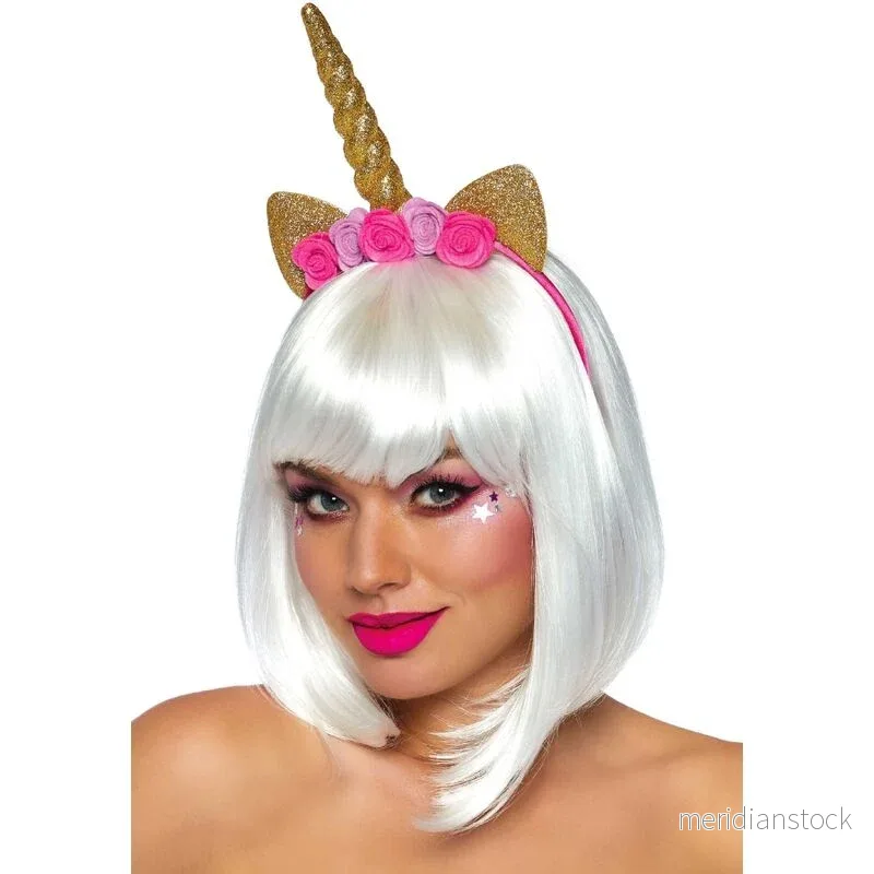 LEG AVENUE - UNICORN FLOWER HEADBAND GOLD - Bild 2
