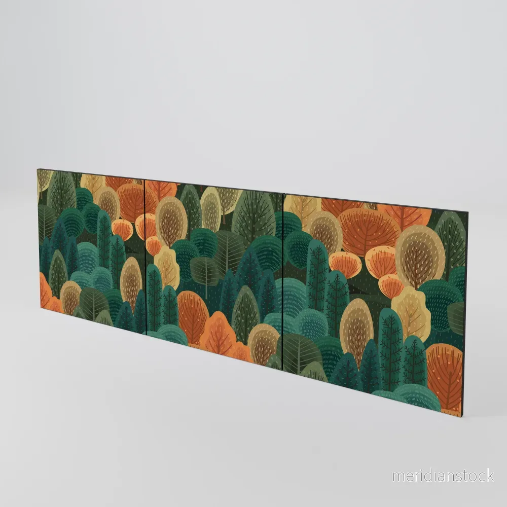 AUTUMN KALEIDOSCOPE Luckset med 3 dörrar till sideboard - Bild 3