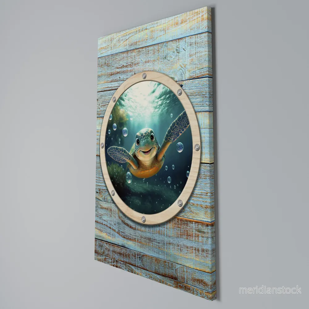 SEASIDE JOY Vertical Canvas Print - Bild 3