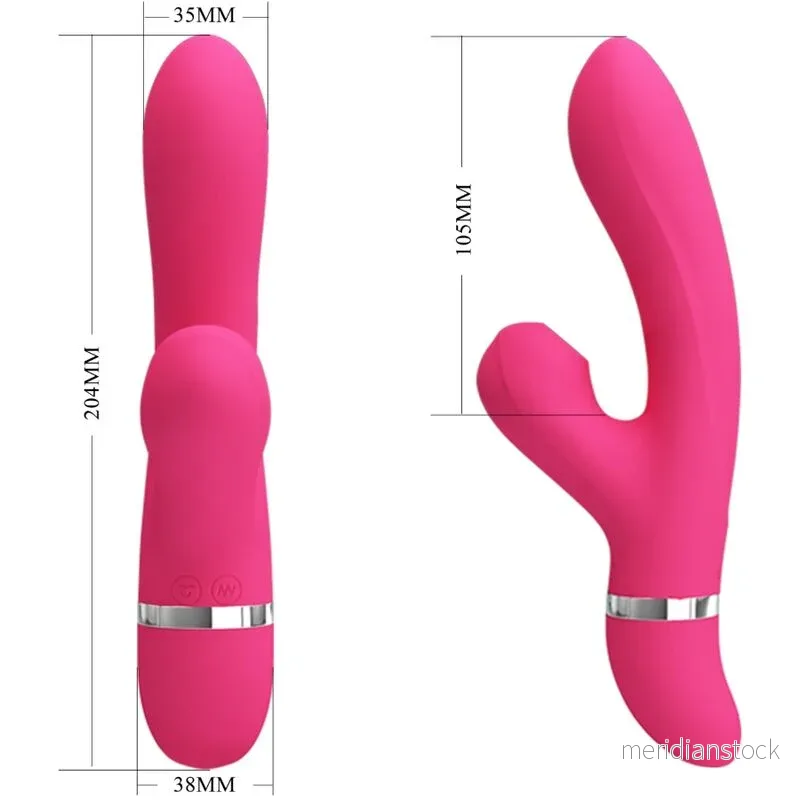 PRETTY LOVE - WILLOW RABBIT VIBRATOR AND SUCTION - Bild 3
