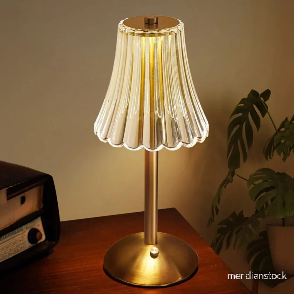 LED Retro Bordslampa USB Uppladdningsbar - BrillianceGlow - Bild 3