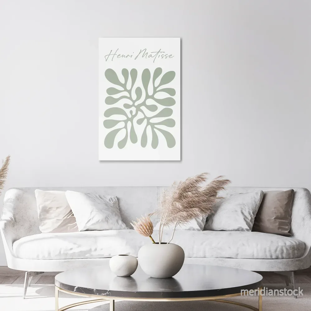 SHAPE OF MATISSE Vertical Canvas Print