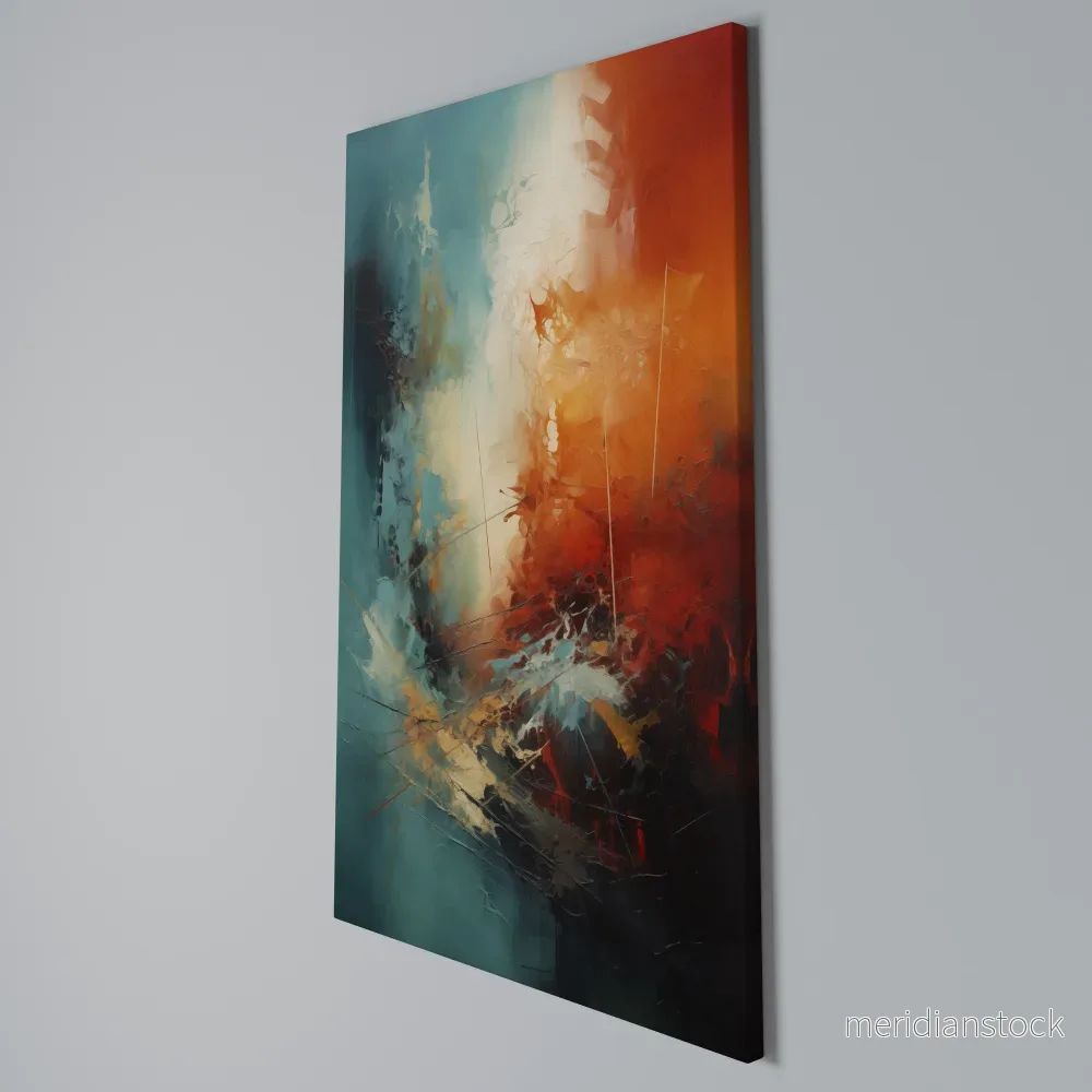 FIERY FUSION Vertical Canvas Print - Bild 3