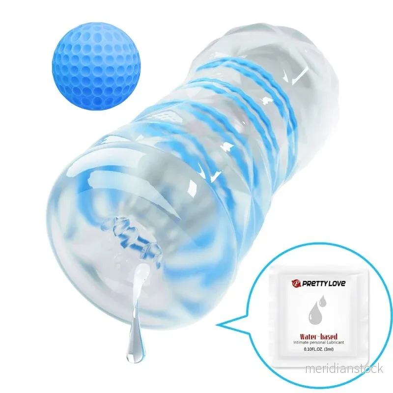 PRETTY LOVE - SMALL MASTURBATOR WITH BLUE SPIRALS - Bild 2