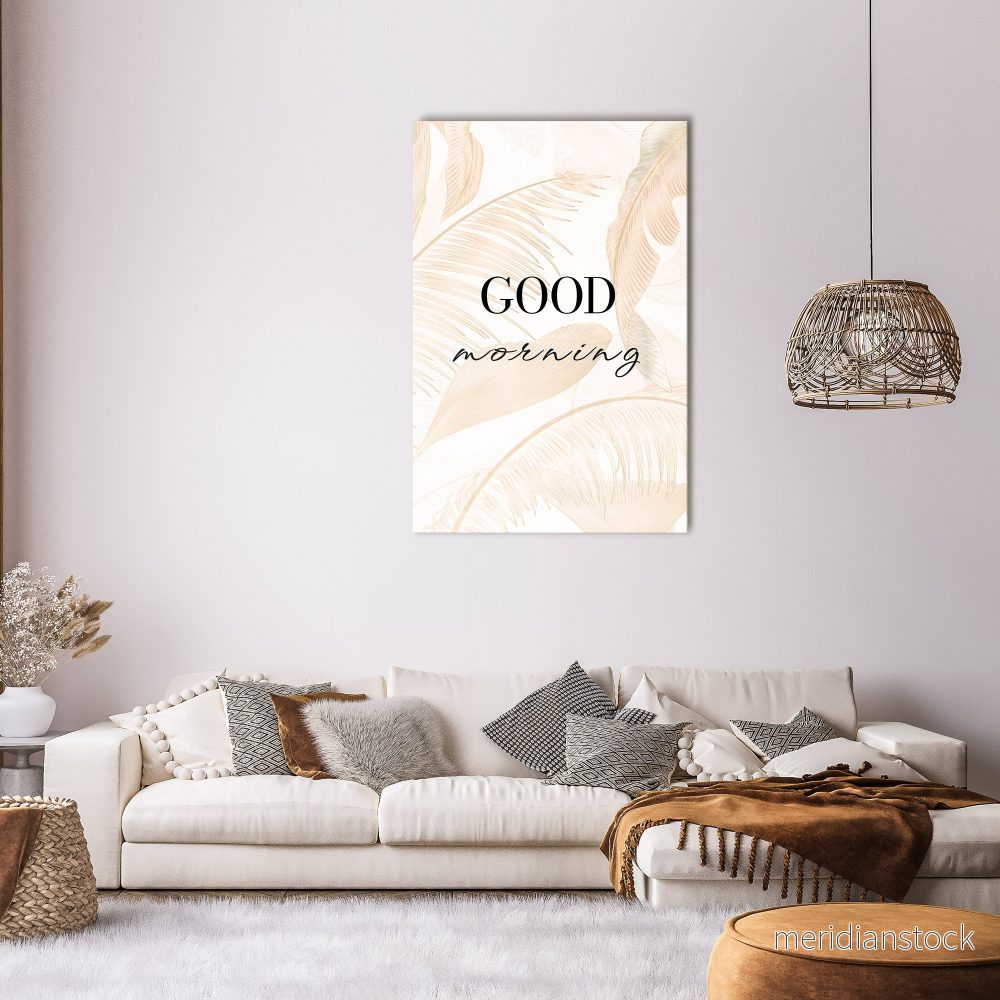 MORNING MIST MAGIC Vertical Canvas Print - Bild 2