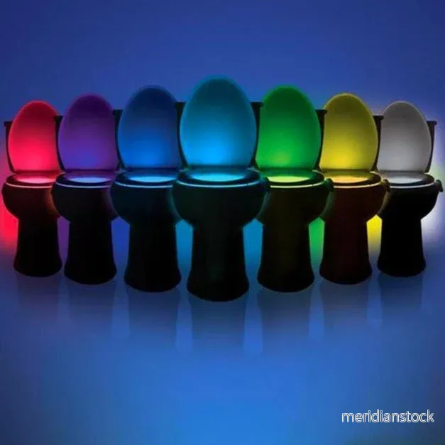 Rörelsestyrd toalett nattlampa - GlowBowl - Bild 3