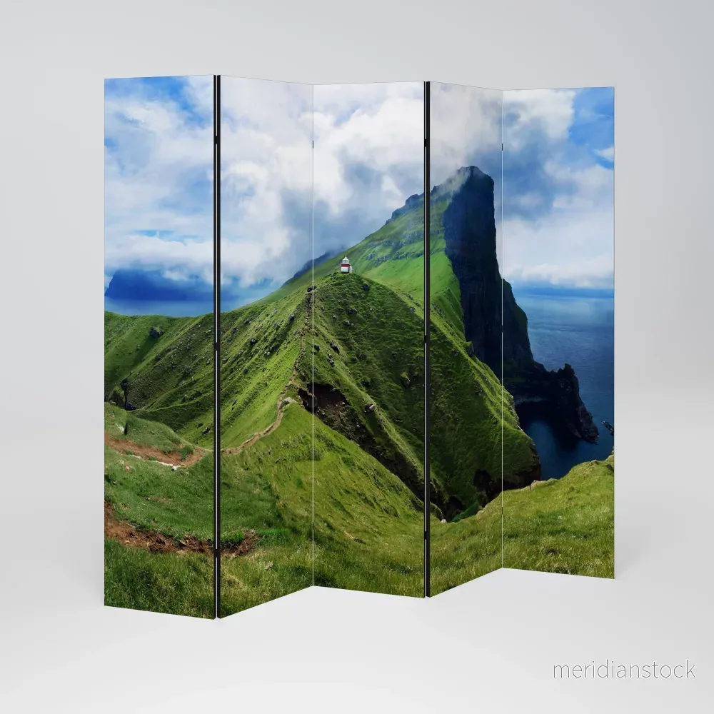 CLIFFS OF TRANQUILITY Dekorativ rumsavdelare – 5 paneler - Bild 2