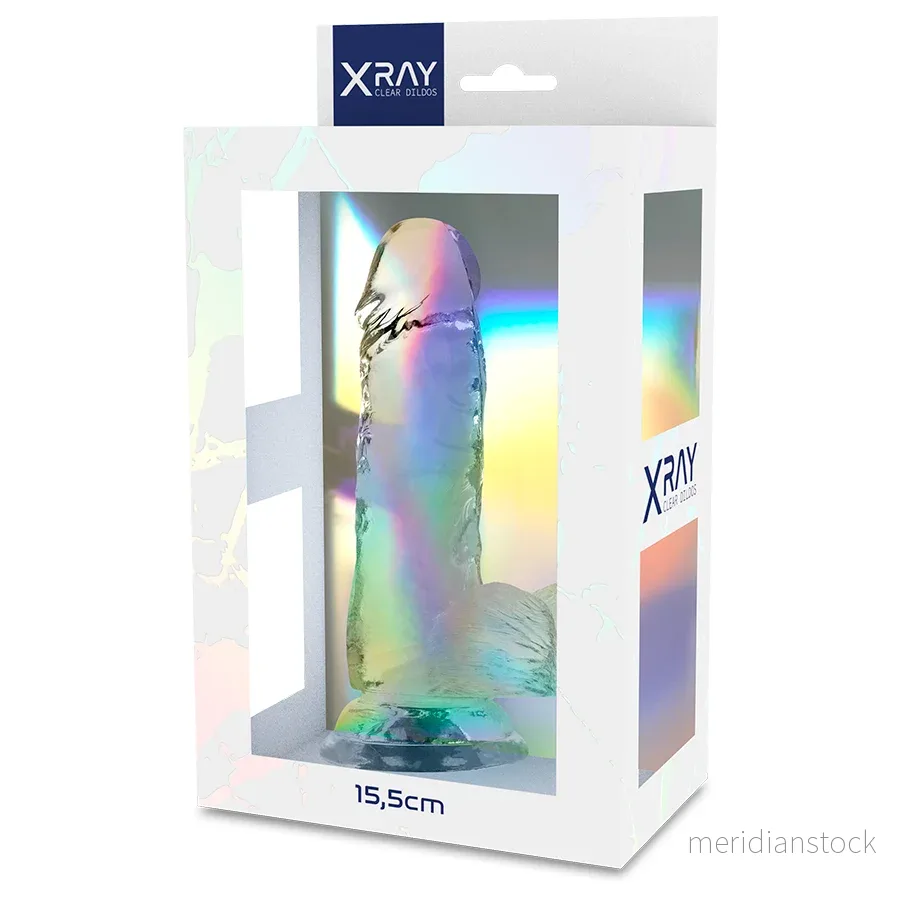 X RAY - CLEAR COCK WITH BALLS 15.5 CM -O- 3.5 CM - Bild 2