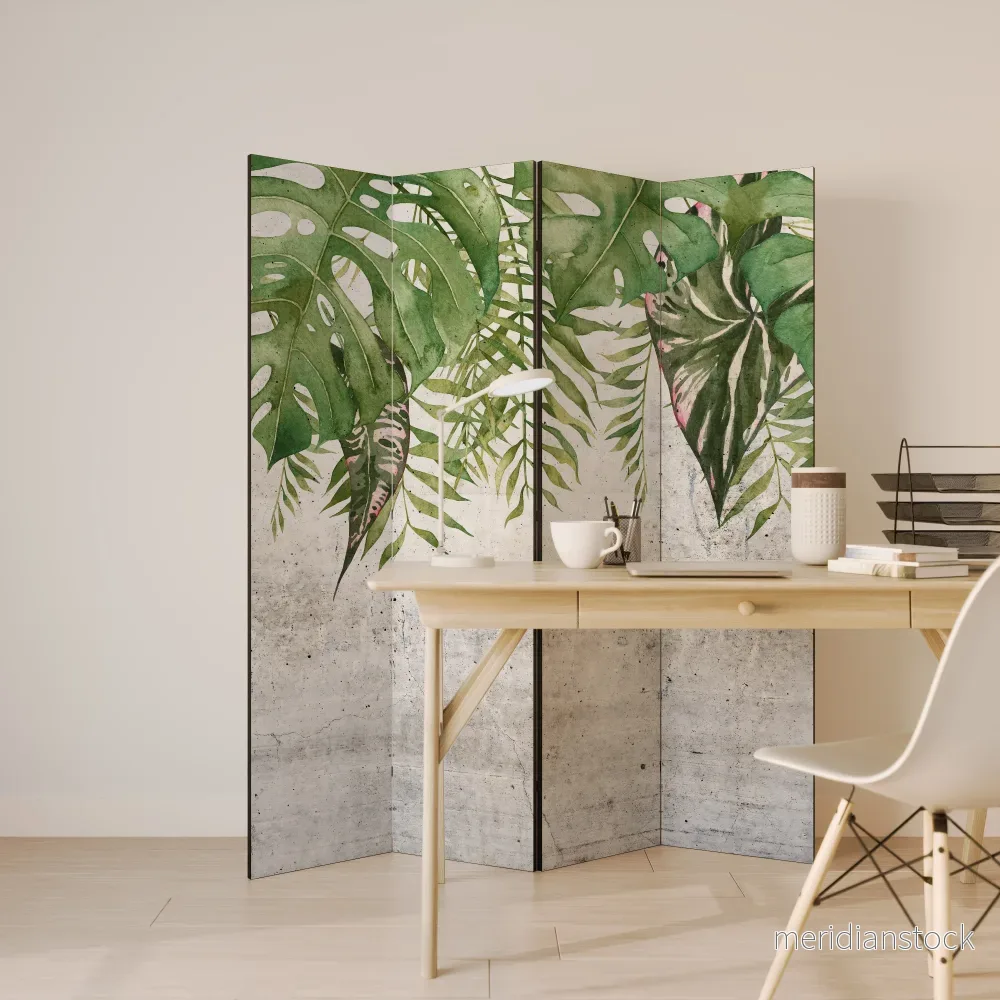 URBAN TROPICS Rumsavdelare 4 paneler - Bild 3