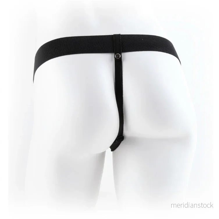 FETISH FANTASY SERIES - SERIES 7 HOLLOW STRAP-ON WITH BALLS 17.8CM FLESH - Bild 3