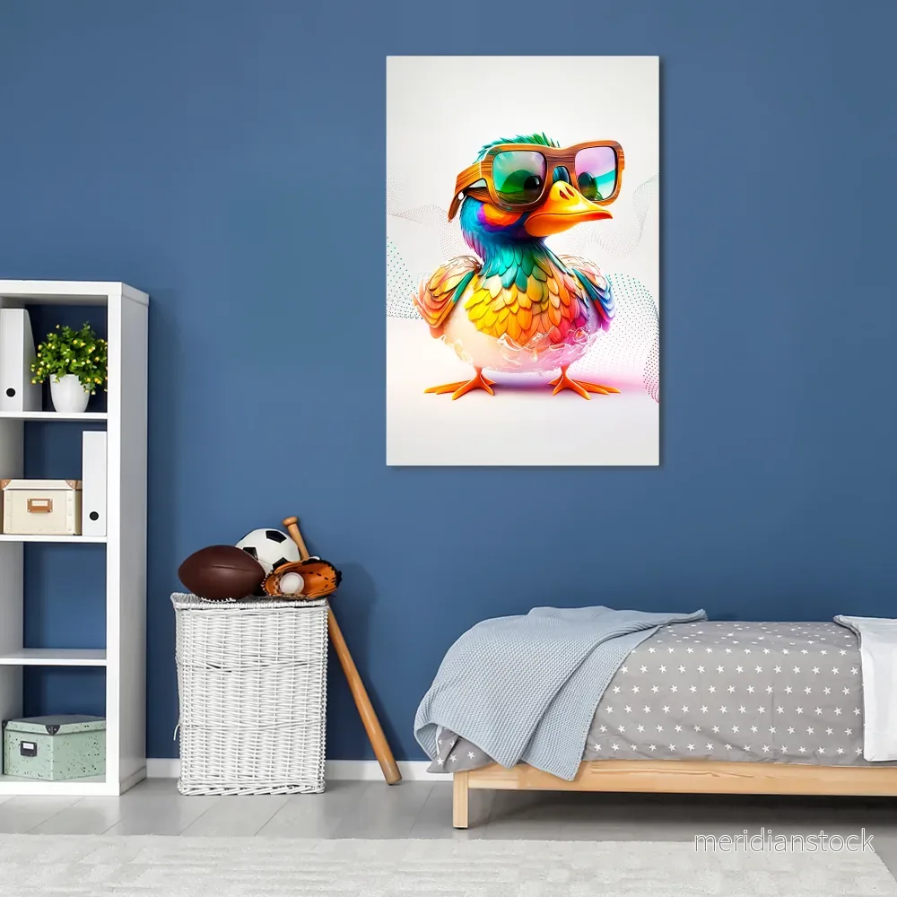 QUACKY FUN Vertical Canvas Print QUACKY FUN Vertical Canvas Print