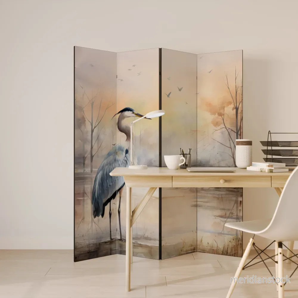 HERON DAYDREAM Rumsavdelare 4 paneler - Bild 3
