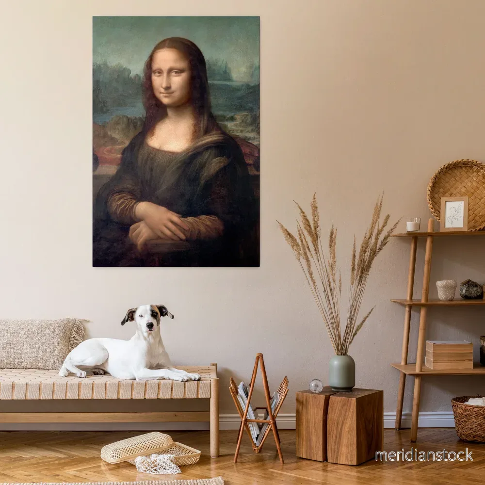 MONA LISA Vertical Canvas Print - Bild 2